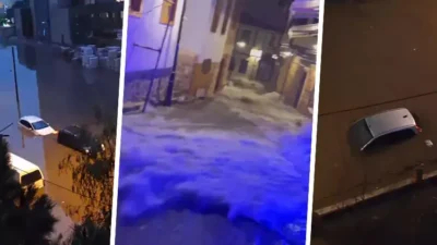 Meteoroloji'nin uyarılarının ardından Antalya'da gece