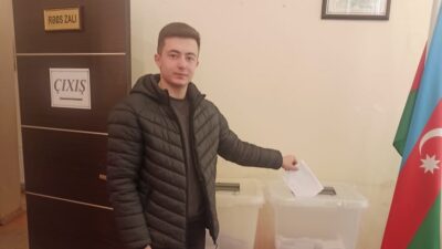 Bakü şehrinin sakinlerinden Guliyev Yusif