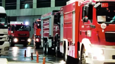 &nbsp; Hacıbeyova Caddesi’ndeki araçta çıkan