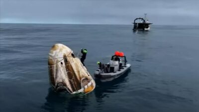 Türkiye’nin ilk astronotu Gezeravcı Dünya’ya döndü