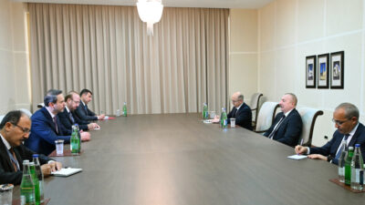 Azerbaycan Cumhurbaşkanı İlham Aliyev, Türkiye Enerji ve Tabii Kaynaklar Bakanını kabul etti