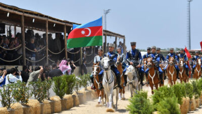 Karabağ atları Etnospor Uluslararası Kültür Festivali’nde sergilendi – VİDEO