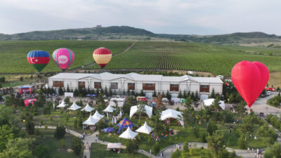 Azerbaycan’ın Şamahı bölgesinde düzenlenen Hava Balonu Festivali sona erdi – VİDEO