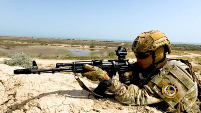 Azerbaycan'da düzenlenen "Kafkas Kartalı -