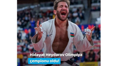 Mihriban Aliyeva, Hidayet Haydarov’un Olimpiyat şampiyonu olmasına dair paylaşımda bulundu