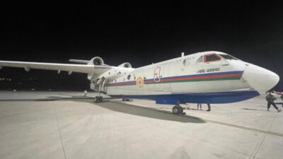 Amfibi uçak orman yangınlarıyla mücadeleye