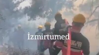 İzmir’de meydana gelen orman yangınlarına