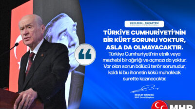 MHP Genel Başkanı Devlet Bahçeli,