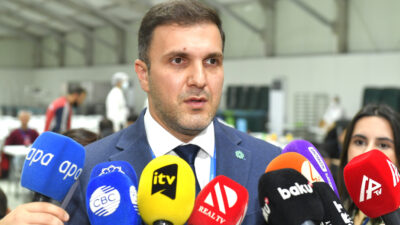 COP29-un keçiriləcəyi Bakı Stadionu ərazisində