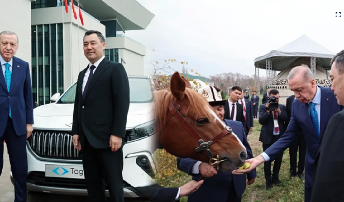 Resmi temaslar için Kırgızistan'da