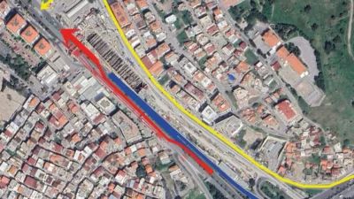 İzmir Büyükşehir Belediyesi’nin yapımını sürdürdüğü