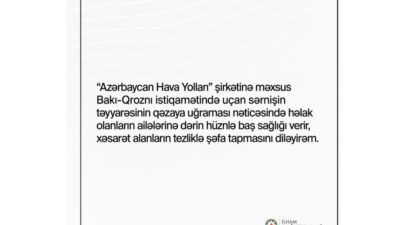 Azərbaycan Respublikasının Prezidenti İlham Əliyev