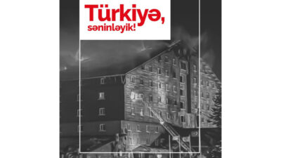 Birinci vitse-prezident Mehriban Əliyeva Türkiyədə baş verən yanğınla bağlı paylaşım edib