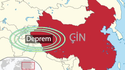 Çin’in Tibet bölgesindeki 7,1’lik deprem,