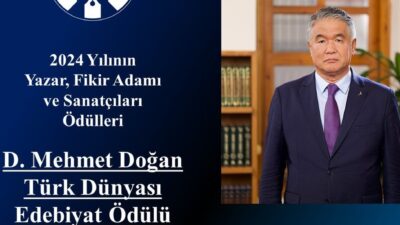 TÜRKSOY Genel Sekreter Raev, D. Mehmet Doğan Türk Dünyası Edebiyat Ödülü ile onurlandırıldı