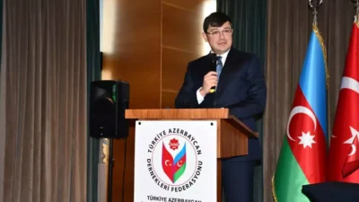 Azerbaycan Devlet Diaspora Komitesi Başkanı Fuad Muradov, TADEF kongresine katıldı