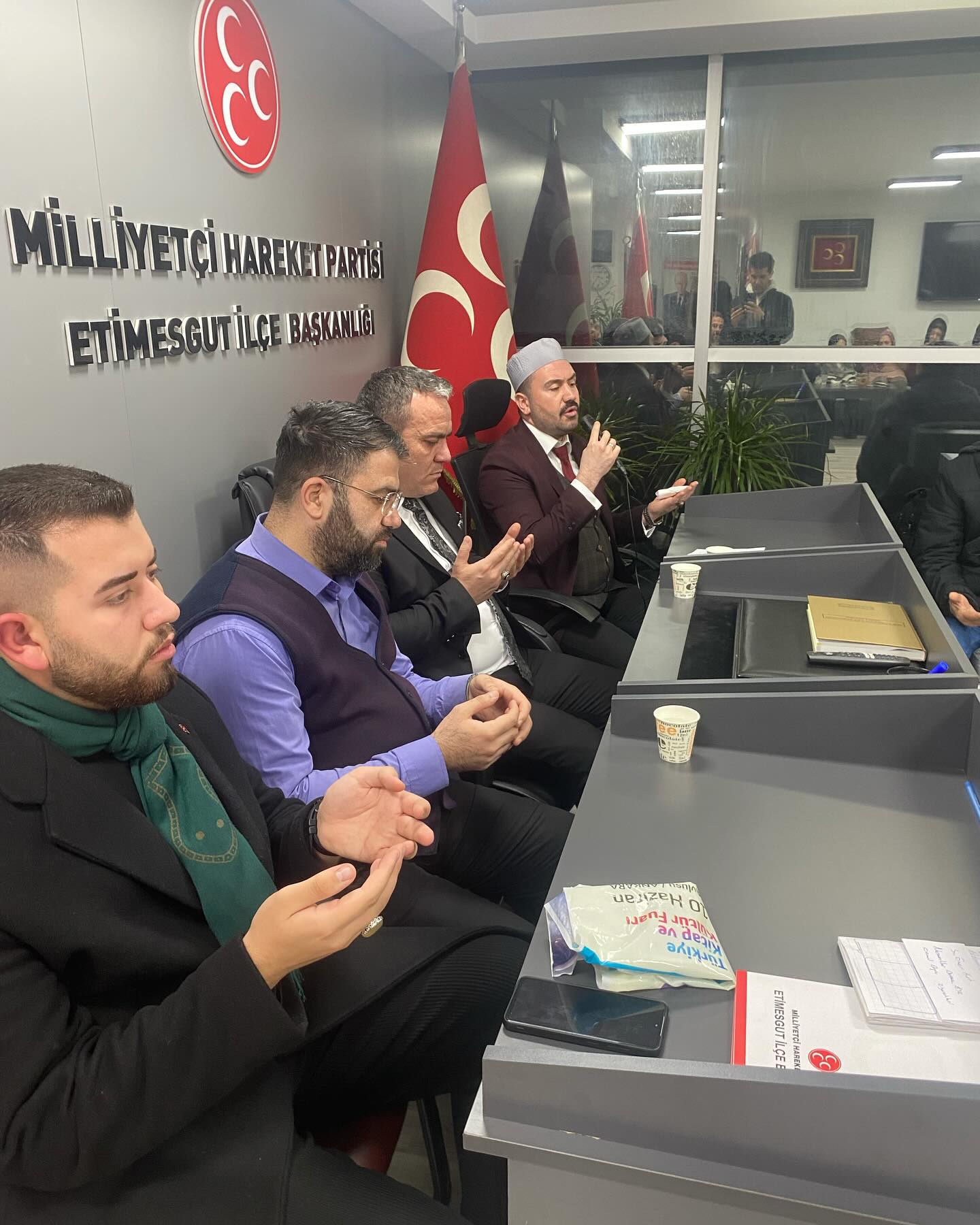 MHP ETİMESGUT REGAİP KANDİLİNİ DUALARLA İDRAK ETTİ