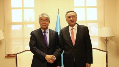 TÜRKSOY, Türk Devletleri Teşkilatı Genel Sekreteri Kubanıçbek Ömüraliyev’i Ziyaret Etti