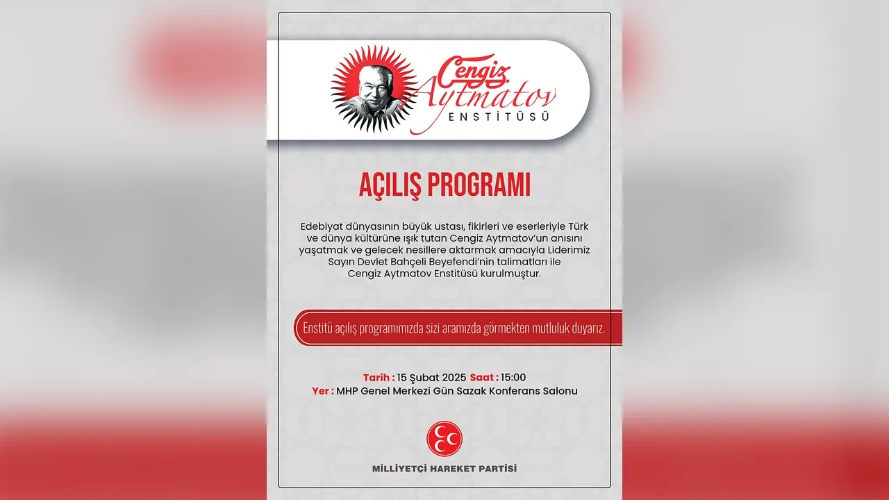 Cengiz Aytmatov Enstitüsü Açılış Programı