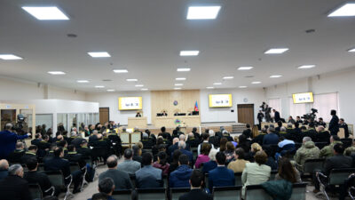 Sülh və insanlıq əleyhinə, müharibə və digər ağır cinayətlərdə təqsirləndirilən erməniəsilli şəxslərin məhkəməsi davam etdirilib