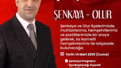 MHP Erzurum İl; Bu Gün Günlerden Şenkaya- Olur