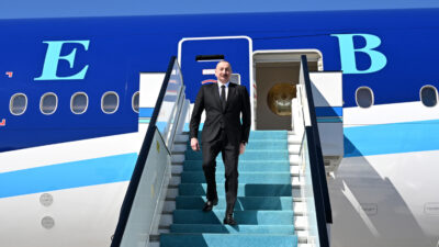 Prezident İlham Əliyev Türkiyəyə işgüzar səfərə gəlib