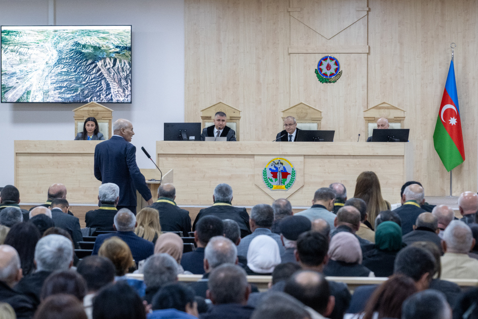 Məhkəmədə Ermənistanın törətdiyi Xocalı soyqırımı ilə bağlı dəhşətli videomateriallar nümayiş etdirilib