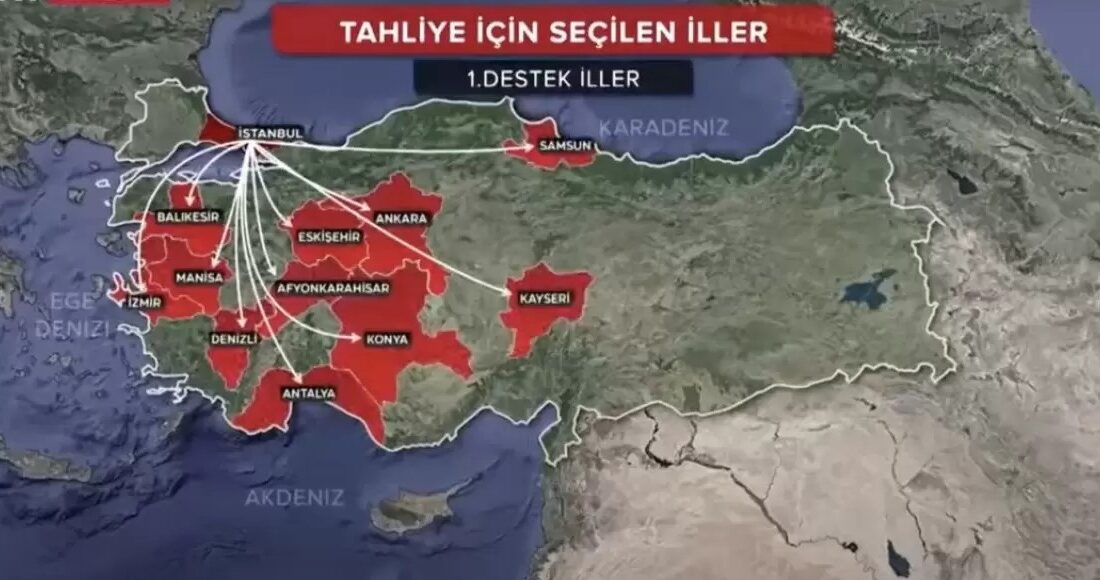 AFAD’ın büyük İstanbul depremi için tahliye planı
