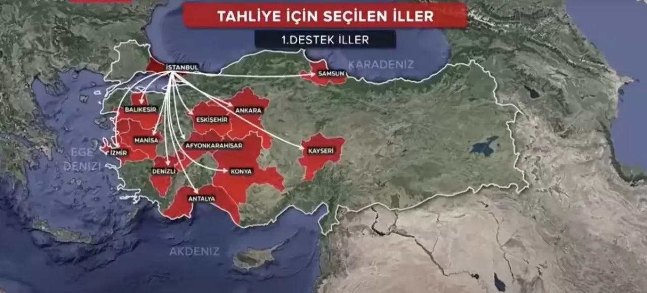 AFAD’ın büyük İstanbul depremi için tahliye planı