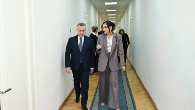 Birinci vitse-prezident Mehriban Əliyeva və Heydər Əliyev Fondunun vitse-prezidenti Leyla Əliyeva Bakıdakı 1 saylı körpələr evində və 1 saylı uşaq evi sosial xidmət müəssisəsində olublar