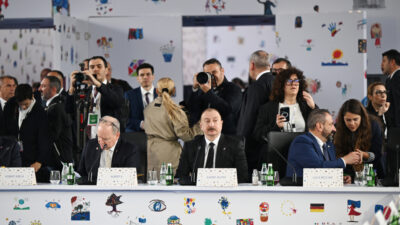 Prezident İlham Əliyev “Avropa Siyasi Birliyi” 6-cı Zirvə toplantısının açılış plenar sessiyasında iştirak edib