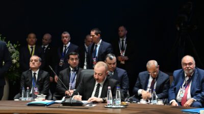 Türk Dövlətləri Təşkilatının Dövlət başçılarının qeyri-rəsmi Zirvə görüşündə Bəyannamə imzalanıb