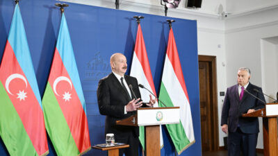Azərbaycan Prezidenti İlham Əliyev və Macarıstanın Baş naziri Viktor Orban mətbuata bəyanatlarla çıxış ediblər