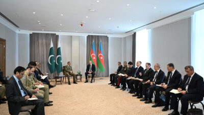 Azərbaycan Prezidenti İlham Əliyevin Pakistanın Baş naziri ilə Laçında məhdud tərkibdə görüşü keçirilib