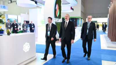 Prezident İlham Əliyev 30-cu “Caspian Oil and Gas”, 13-cü “Caspian Power” sərgilərinin və 30-cu “Baku Energy Forum”un rəsmi açılış mərasimində çıxış edib